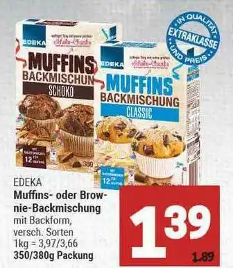 Marktkauf Edeka Muffins Oder Brownie Backmischung Angebot