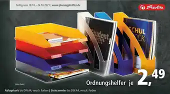 Pfennigpfeiffer Ordnungshelfer Herlitz Angebot