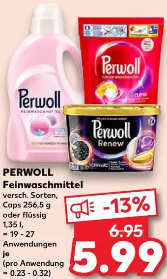 Kaufland PERWOLL Feinwaschmittel 19-27 Anwendungen Angebot