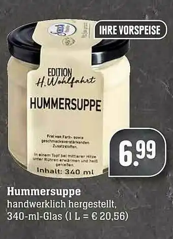 Scheck-in-Center Hummersuppe Angebot