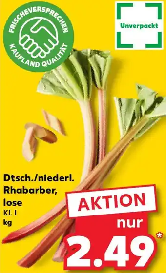 Kaufland Dtsch./niederl. Rhabarber, lose Angebot