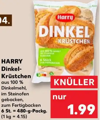 Kaufland HARRY Dinkel Krüstchen 480 g Packg. Angebot