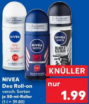 Kaufland NIVEA Deo Roll-on 50 ml Roller Angebot