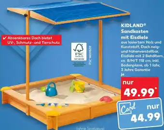 Kaufland KIDLAND Sandkasten mit Eisdiele Angebot