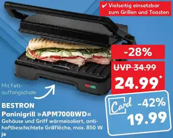 Kaufland BESTRON Paninigrill APM700BWD Angebot