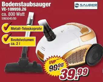 Poco SAUBER Bodenstaubsauger VE-109959.26 Angebot