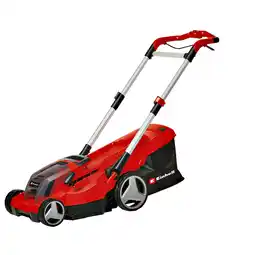 Hagebau EINHELL Rasenmäher GP-CM 36/450, 18 V, Schnittbreite: 38 cm, 6 Schnittstufen, inkl. Akkus - rot | schwarz Angebot