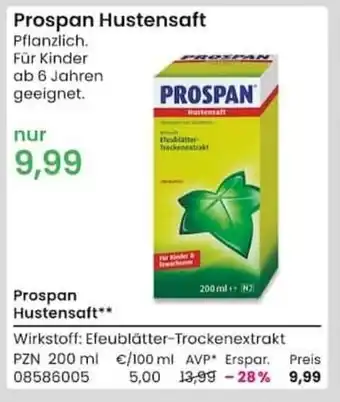 REWE PETZ Prospan Hustensaft Angebot