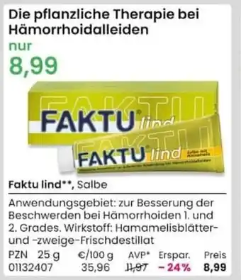 REWE PETZ Faktu Lind Salbe Angebot