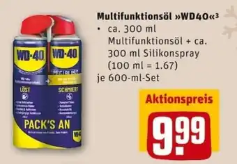 REWE PETZ Multifunktionsöl WD40 Angebot