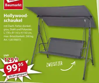 Sonderpreis Baumarkt Hollywoodschaukel Angebot