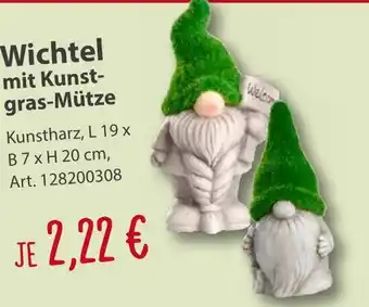 Sonderpreis Baumarkt Wichtel mit Kunst- gras-Mütze Angebot