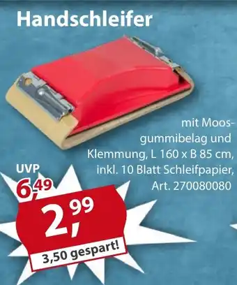 Sonderpreis Baumarkt Handschleifer Angebot