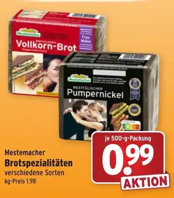 Wasgau Mestemacher Brotspezialitäten 500g Angebot