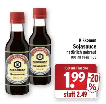 Wasgau Kikkoman Sojasauce 150ml Angebot