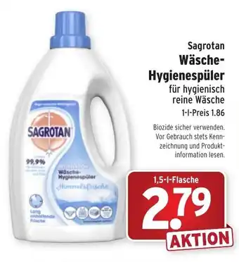 Wasgau Sagrotan Wäsche Hygienespüler  1,5L Angebot