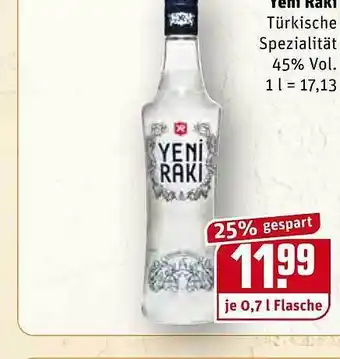 REWE Yeni Raki Angebot