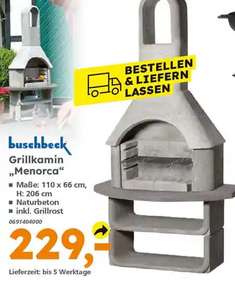 Globus Baumarkt buschbeck Grillkamin „Menorca“ Angebot