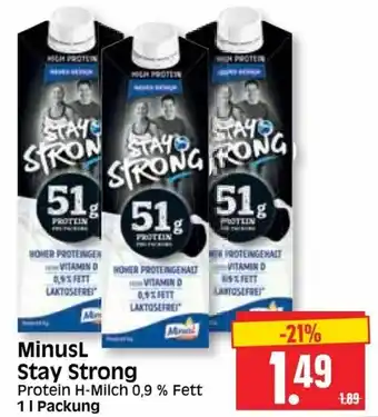 Edeka Herkules MinusL Stay Strong 1L Angebot