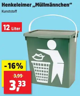 Thomas Philipps Henkeleimer ,,Müllmännchen" 12 Liter Angebot