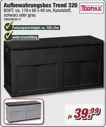 Poco TOOMAX Aufbewahrungsbox Trend 320 Angebot