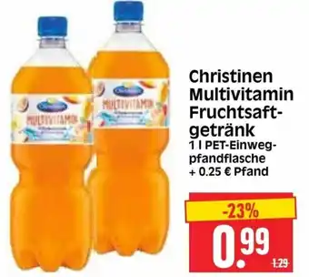 Edeka Herkules Christinen Multivitamin Fruchtsaftgetränk 1L Angebot