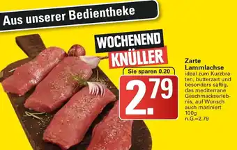 WEZ Zarte Lammlachse 100 g Angebot