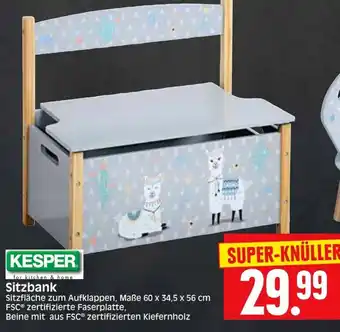 Edeka Herkules Kesper Sitzbank Angebot