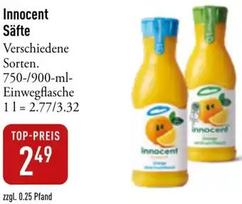 Galeria Markthalle Innocent Säfte 750/900 ml Angebot