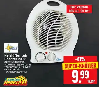 Edeka Herkules Heizlüfter Air Booster 2000 Angebot