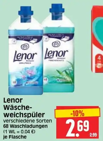 Edeka Herkules Lenor Wäsche Weichspüler Angebot