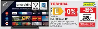 Lidl TOSHIBA Full-HD-Smart-TV Angebot