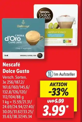 Lidl Nescafé Dolce Gusto Angebot