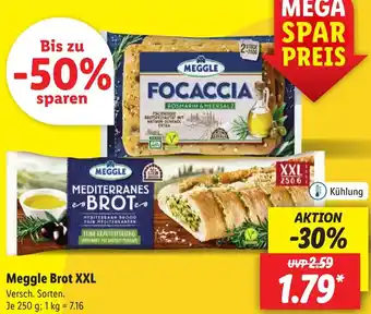 Lidl Meggle Brot XXL 250 g Angebot