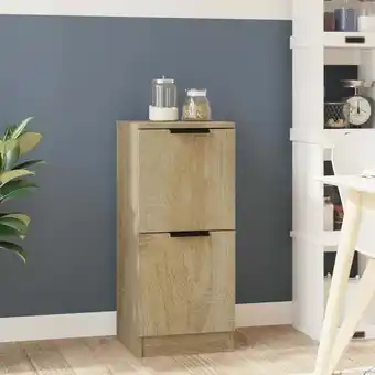 ManoMano Maisonchic - Sideboard, Kommode, Küchenschrank, Beistellschrank, Anrichte für Wohnzimmer Sonoma-Eiche 30x30x70 cm Holzwerksto Angebot