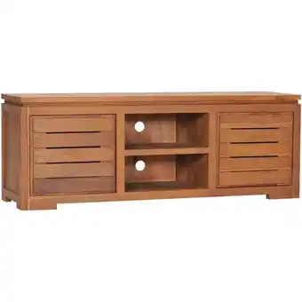 ManoMano TV-Schrank 110 x 30 x 40 cm Teak Massivholz Angebot