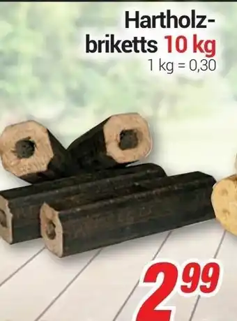 CENTERSHOP Hartholzbriketts 10kg Angebot