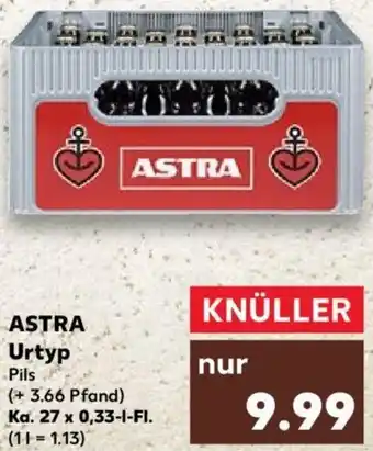 Kaufland ASTRA Urtyp Ka. 27x0,33 L-Fl. Angebot