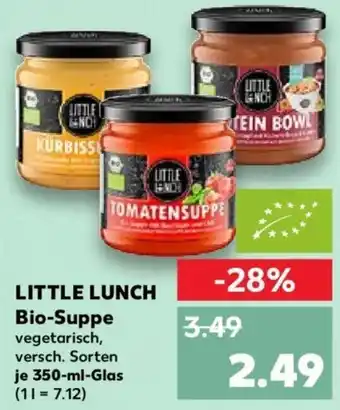 Kaufland LITTLE LUNCH Bio-Suppe 350 ml Glas Angebot