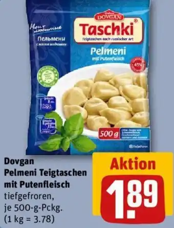 REWE Kaufpark Dovgan Pelmeni Teigtaschen mit Putenfleisch 500 g Pckg. Angebot