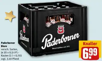 REWE Kaufpark Paderborner Biere 20x0,5 L-Fl. Kasten Angebot