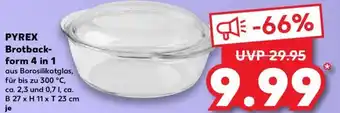 Kaufland PYREX Brotbackform 4 in 1 Angebot