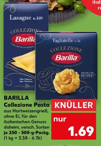 Kaufland BARILLA Collezione Pasta 250-500 g Packg. Angebot