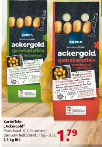 Multi Markt Kartoffeln Ackergold 2,5kg Btl. Angebot