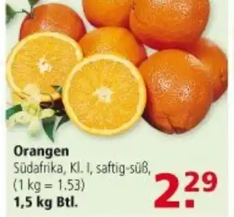 Multi Markt Orangen 1,5kg Beutel Angebot