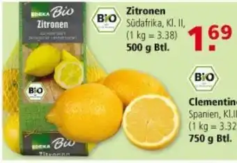 Multi Markt Zitronen 500g Btl. Angebot