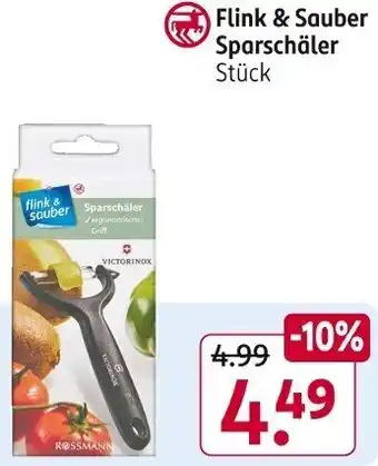 Rossmann Flink & Sauber Sparschäler Angebot