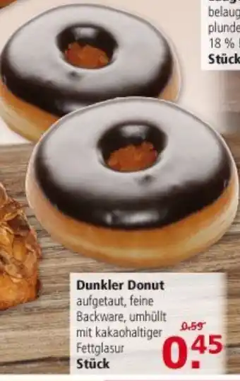 Multi Markt Dunkler Donut Angebot