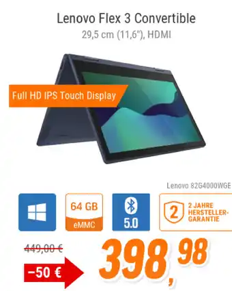 Notebooksbilliger Lenovo Flex 3 Convertible Angebot