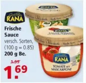 Multi Markt Rana Frische Sauce 200g Becher Angebot